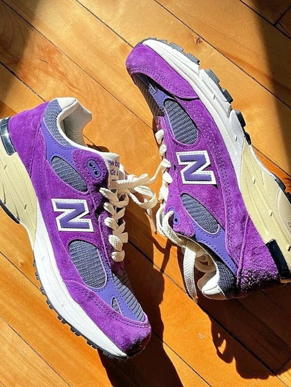New Balance 993 Made in USA 'Interstellar' Sneakers Purple & Gray US 7.5M/9W